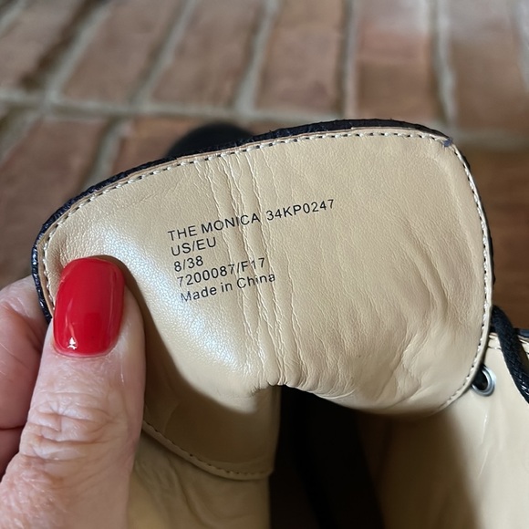 NWOT Katy Perry The Monica Open Toe Purple Snakeskin Booties - Picture 8 of 8